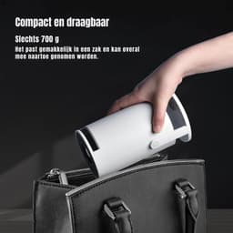 REN® Draagbare beamer - Beamer - Projector - Mini Beamer - Wit - 10cm x 10cm x 17cm — thumbnail 5