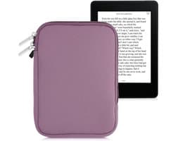 Universele Neopreen E-reader Hoesje voor 6 Inch E-books met Ritssluiting - Lavendel