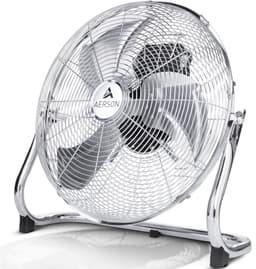 AERSON vloerventilator 30 cm | waaier met drie standen 55W | staande ventilator | hoge luchtstroom | robuuste metalen uitvoering | hellingshoek ca. 110 graden — thumbnail 1