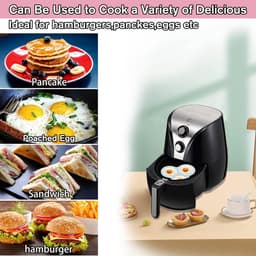Eierpan Voor Air Fryer - Siliconen Muffin Tray - 2 Stuks Accessoires Met 3 Holte - Non Stick Pannenkoek Pan - Gebakken Ei Pan Voor Bakken en Koken — thumbnail 9
