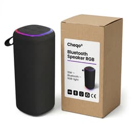 Cheqo® Bluetooth Speaker - Draadloze Speaker - Portable Speaker - Draagbare Speaker - Bluetooth Box - Bluetooth Luidspreker - Draadloze Luidspreker - Speaker met Licht - Speaker met Rgb - Speaker met Verlichting — thumbnail 2