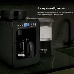 Koffiezetapparaat - Koffiemachine - Filterkoffie - Warmhoudfunctie - Herbruikbaar filter - Zwart — thumbnail 3
