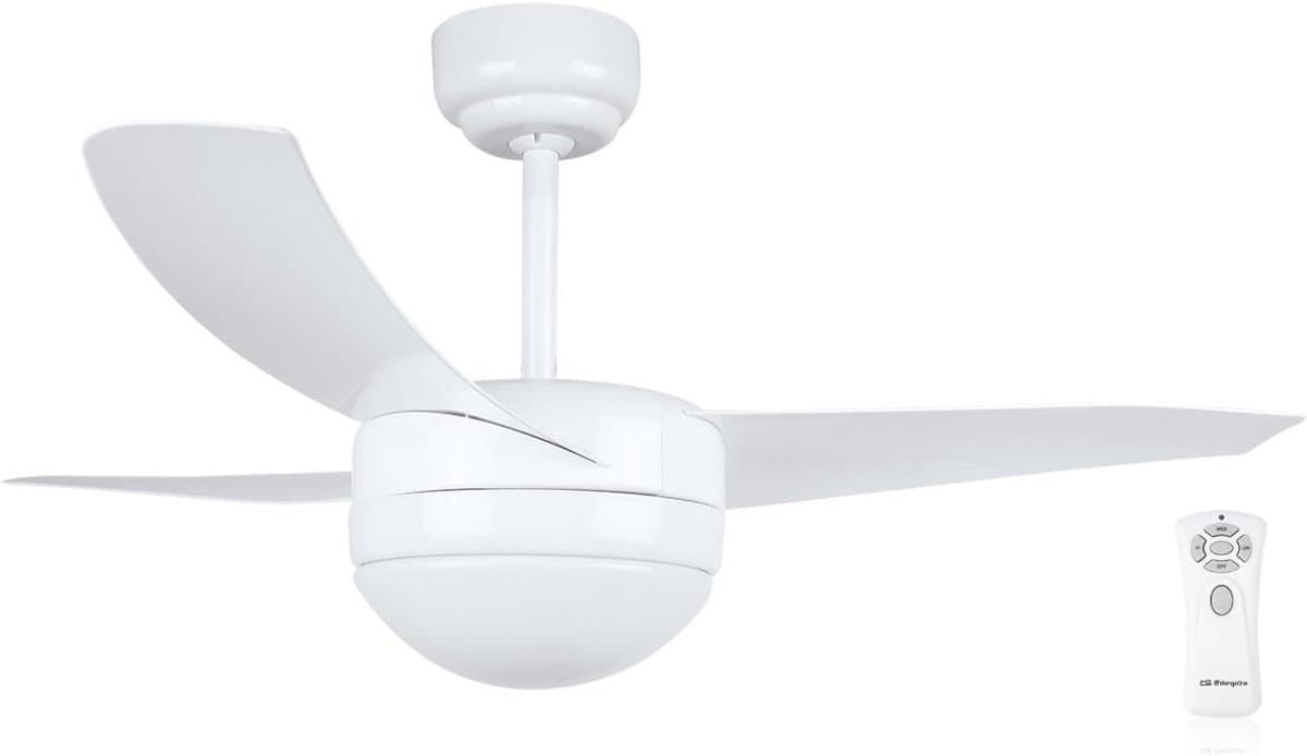 Plafondventilator 105 cm met licht en afstandsbediening — afbeelding 1