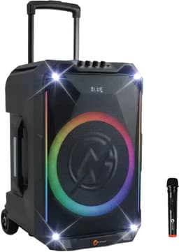 N-GEAR THE FLASH 1240 - Bluetooth Speaker - Karaoke set & Partybox in 1 + Microfoon — thumbnail 1
