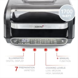 Multifunctionele 8-in-1 Heteluchtfriteuse Oven met Grill en Pizzafunctie - 6 Liter — thumbnail 6