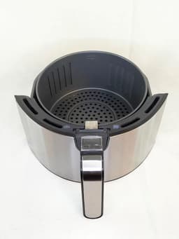 Heteluchtfriteuse 4,5 Liter - 1400W Airfryer met Timer - Vaatwasmachinebestendig Roestvrij Staal — thumbnail 4