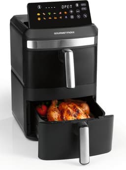 Verticale Dubbele Heteluchtfriteuse XL met 12 Liter Inhoud en Touchscreen — thumbnail 1