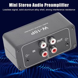 Mini Stereo Voorversterker en Hoofdtelefoon Versterker met Volumeregeling — thumbnail 2