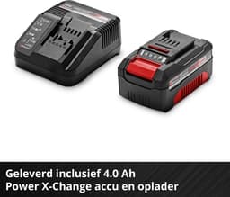 Einhell Accu Steelstofzuiger TE-SV 18 Li Kit - Power X-Change - 18 V/Li-ion - 0,6 L reservoir - 4 LED's - ECO/BOOST modus - Gemotoriseerd vloermondstuk - Incl. 4.0 Ah accu en lader — thumbnail 4