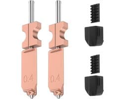 Hotend Kit - Extruder Onderdeel - 3D Printen - Lekvrij Ontwerp - 04 mm - Metaal