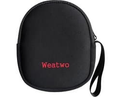 Hoofdtelefoon Tas - Beschermhoes Oortjes - Veilig Vervoer - Waterdicht Neopreen - 21 x 18 cm - Zwart