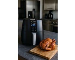 Etika Grote airfryer 4liter, Zwart