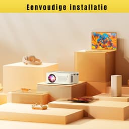 RONN® Mini beamers - Projector - Mini beamer - Wit - 14cm x 7cm x 18cm — thumbnail 5