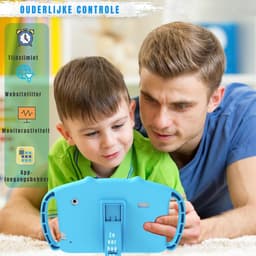 RONN® Kindertablet Vanaf 3 Jaar - Ouderlijk Toezicht - Android 13 - Compleet Pakket - Blauw - 26cm x 16cm x 2cm — thumbnail 3