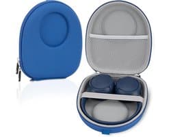 Draagtas voor Hoofdtelefoon - Compatibel met JBL T600BTNC - Live 400BT - Tune 500BT - T450BT - E45BT - Beschermende Hard Reisbag - Opbergruimte voor Kabel en Oplader (Blauw)