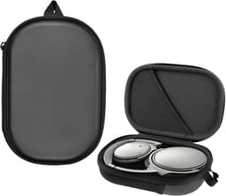 Koptelefoon Case - Harde Beschermhoes - Hardcase voor QC15/QC35/QC25/QC45/QC45SE/QC SE - Voor de meeste merken/Bluetooth/HIFI/bedrade hoofdtelefoon/Gaming - Draagtas voor Draadloze Noise-Canceling Koptelefoon met Kabelopslag - 21.5x14.5x4.5cm — thumbnail 1