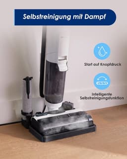 Stofzuiger Robotvloerwisser – Robotstofzuiger – Dweilrobot – Vloerreiniger – Stoomreiniger – 3-in-1 Reiniging Met Dubbele Tanks – Automatische Zelfreiniging Met Stoom — thumbnail 5