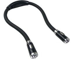 Handsfree LED Leeslamp voor Nek met 4 Lichtpunten en 3 Helderheidsniveaus