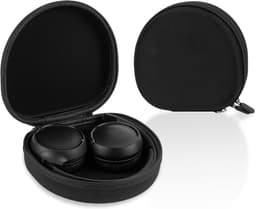 Hoofdtelefoon draagtas - Beschermhoes - Harde reistas - Compatibel met meerdere modellen - Zwart - Opbergtas voor hoofdtelefoon - Geschikt voor diverse merken - JBL hoofdtelefoon-opbergtas - Hoofdtelefoon etui met rits (zwart) — thumbnail 1
