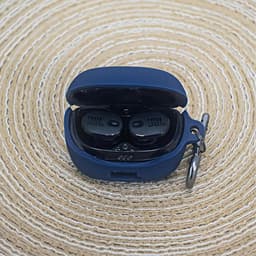 Hoesje compatibel met hoofdtelefoon - Beschermhoes - Ultra dun - Marineblauw - Silicone - Slim-fit - Anti-val - Stofwerend - Geschikt voor meerdere modellen — thumbnail 3