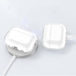 Allecto- Beschermhoes voor Airpods Pro - Hoesje - Schokbestendig - Transparant - Draagbaar - Lichtgewicht - Compatibel met Airpods Pro 3 - TPU - Clear hoesje - Beschermhoesjes — thumbnail 2