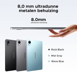 DOOGEE Tab G5 VIP - Tablet - 20GB + 128GB (2TB TF) - 4G LTE - Android 16 - 10 inth 120Hz IPS HD - Unisoc T7200 - 7500mAh - 2 Lautsprecher - Widevine L1 - Face ID - GPS -Met toetsenbord, muis, stylus, koptelefoon — thumbnail 5