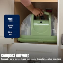 Aura® Tapijtreiniger machine - Tapijtreiniger - Tapijtreiniger apparaat - Groente - ‎46cm x 24cm x 35cm — thumbnail 2