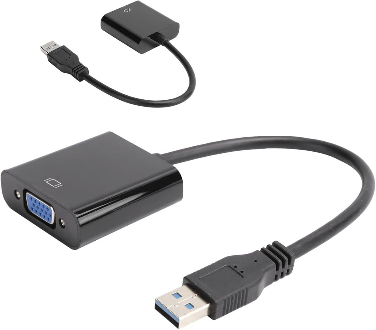 USB naar VGA Adapter - Video Converter - Extra Scherm - Plug en Play - 5.0 Gbps — afbeelding 1
