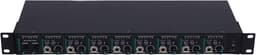 Hoofdtelefoon Versterker - Stereo Distributor - Studio Opnames - 8 Kanaals Onafhankelijk - 19 Inch Rackformaat - Zilver — thumbnail 1