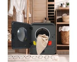 Afzuigdroger - Roestvrijstalen droger - 3 kg - daadwerkelijk maximaal 4,5 kg - 830 W - meervoudige filtering - 5 programma's - oververhittingsbeveiliging - wandmodel