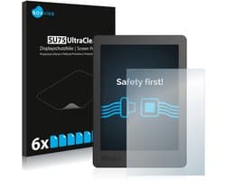 Savvies - Screenprotector voor Kobo Aura Edition 2 - Folie Beschermfolie transparant 6 Stuks