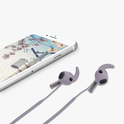 kwmobile Strap Compatible with Samsung Galaxy Buds 3 Pro - Silicone Cord Holder for Wireless Earphones - Lavender — thumbnail 4