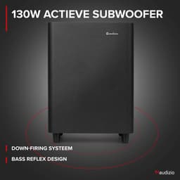 Subwoofer - Audizio SW65C - HiFi subwoofer voor thuis - Instelbare crossover - 6.5 inch - 130W — thumbnail 2