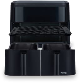 HKoeNIG Olievrije Friteuse - FRY900 - 9L Capaciteit - 4,5L Dubbele Tank - 8 Kookprogramma's - 2400W — thumbnail 3