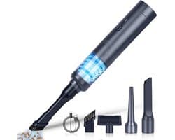 Draadloze Handstofzuiger 5000 PA - Krachtige Oplaadbare USB luchtblazer voor Auto, Kantoor, Bank, Matras, Dierharen