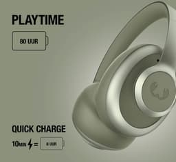 Fresh 'n Rebel Clam Blaze 2 – Draadloze Bluetooth Koptelefoon – 80 uur Speelduur – Inclusief App - Met volume wiel - Dried Green — thumbnail 4