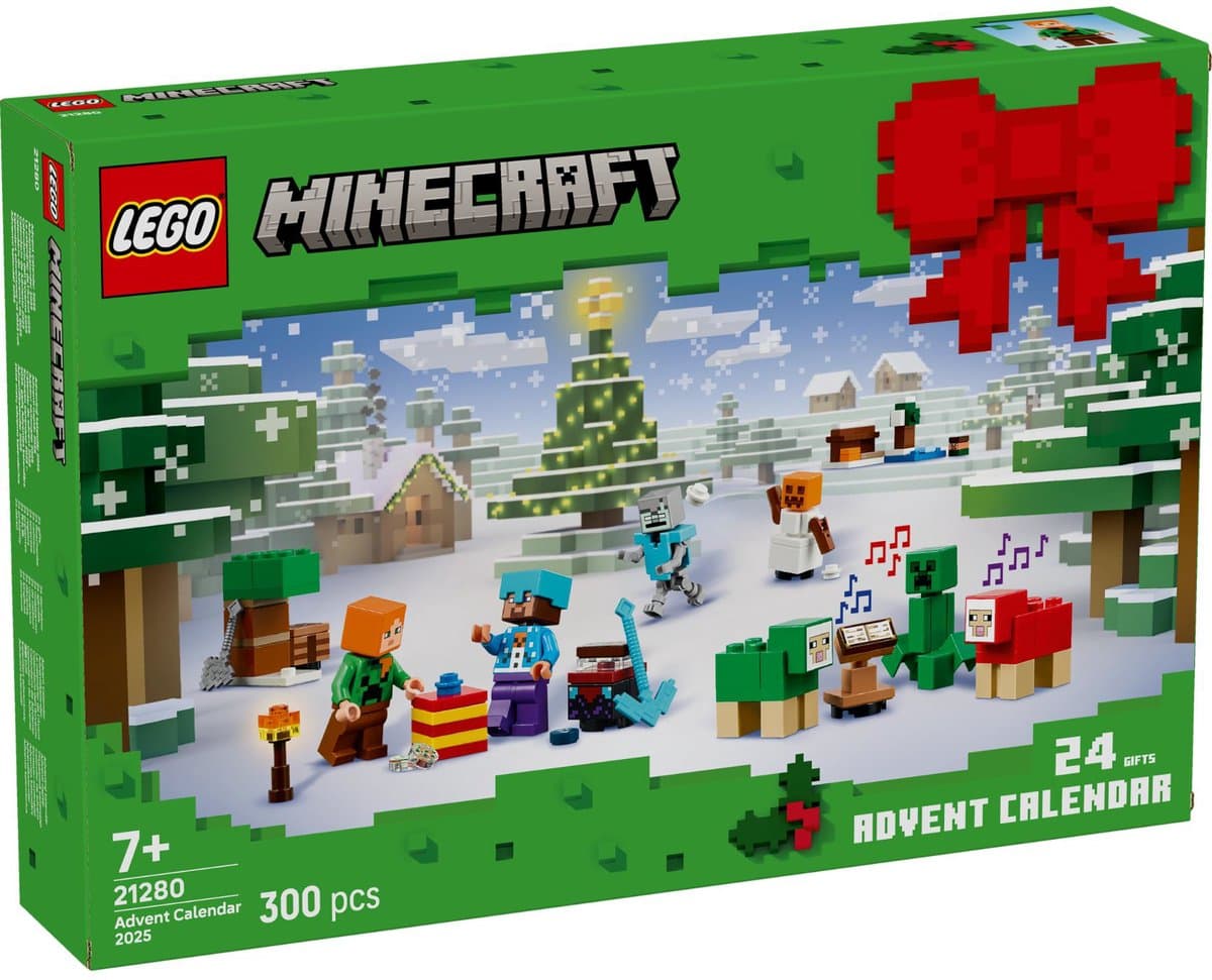 LEGO® Minecraft® Adventskalender 2025, Gamingcadeau - 21280 — afbeelding 1