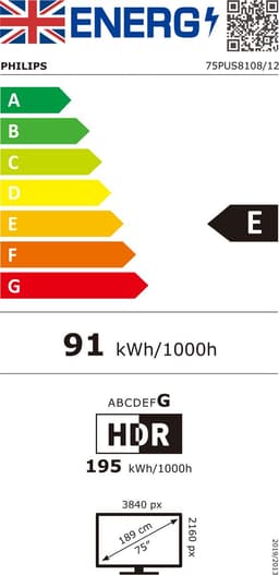 Philips 75PUS8108/12 - 75 inch - 4K LED - 2023 — thumbnail 2