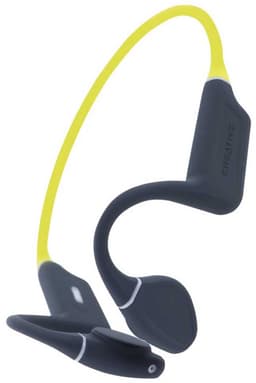 Creative Outlier Free+ Bone Conduction hoofdtelefoon - verstelbare transducers, IPX5 las- en spatbescherming, tot 10 uur batterijduur (grijs en limoengroen) — thumbnail 12