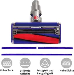 Geschikt voor Reserveonderdelen voor Dyson V8-wielen. Gerelateerde accessoires. Zachte pluche strips + assen + zwenkwielen. Reserveonderdelen voor Dyson V6, V7, V10 en V11 stofzuigers. Compatibel met Dyson V8. — thumbnail 2