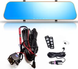 Dual-lens auto achteruitkijkspiegel rijrecorder DVR-camera 1080P recorder — thumbnail 5