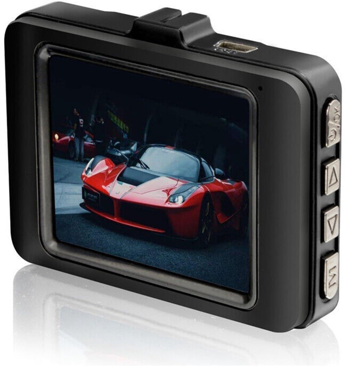 De camera aan de voorkant van de dashcam neemt in een lus 1080p HD-opname op — afbeelding 1