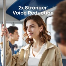 soundcore Liberty 5 by Anker, draadloze oordoppen met noise-cancelling, 2x sterkere stemonderdrukking, realtime adaptieve noise canceling, snelladen, Dolby Audio, heldere gesprekken met 6 microfoons en AI, lange batterijduur — thumbnail 3