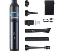 Handstofzuiger 6-in-1, Draadloze Mini Accustofzuiger voor Auto en Huis, 16000 Pa Zuigkracht, Ergonomisch Ontwerp