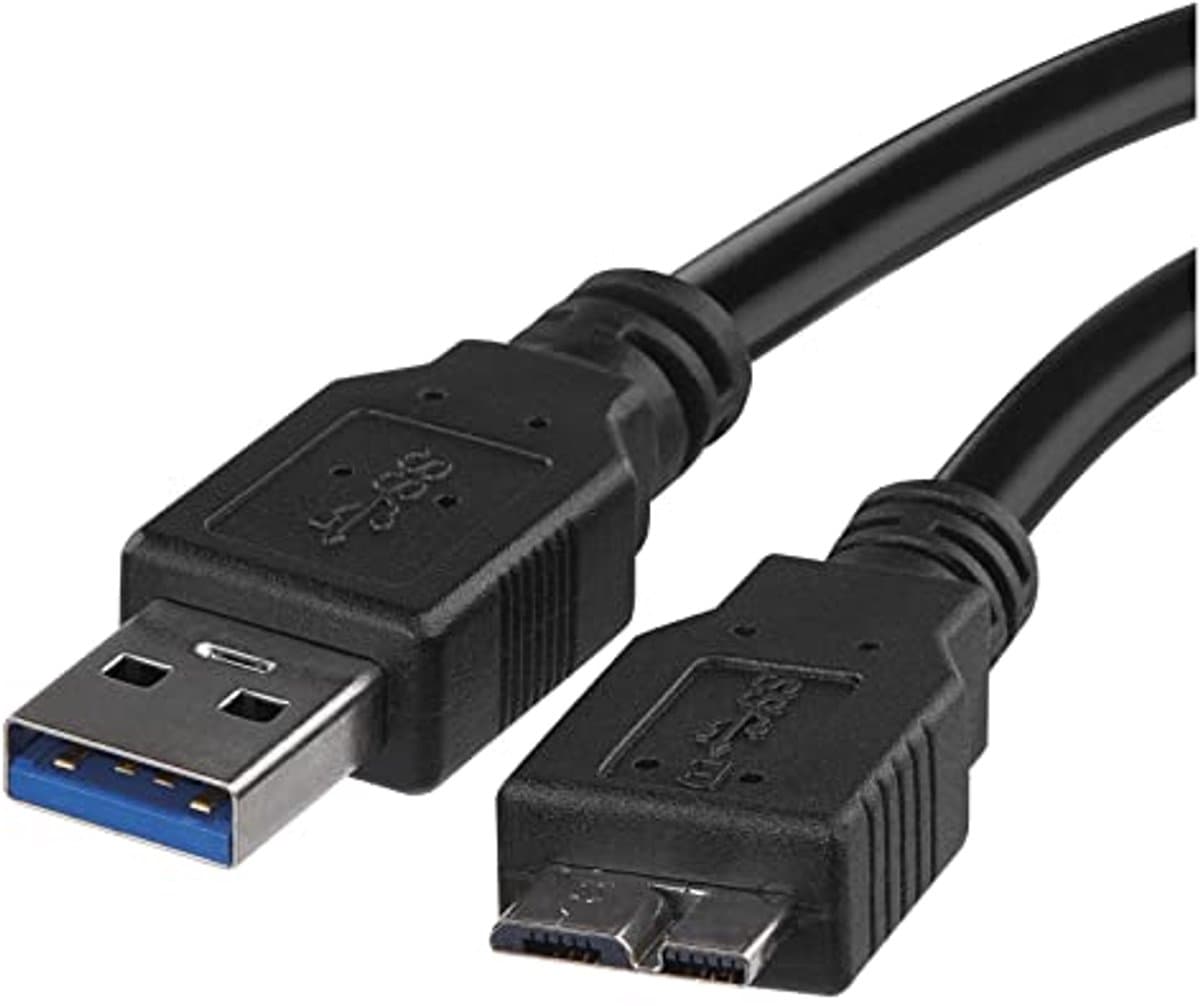Harde schijfkabel 3.0 Micro USB naar USB 1 m - Datakabel voor opladen en gegevensoverdracht — afbeelding 1