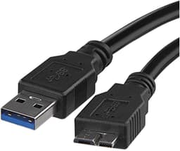 Harde schijfkabel 3.0 Micro USB naar USB 1 m - Datakabel voor opladen en gegevensoverdracht — thumbnail 1