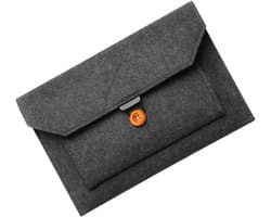 Schoudertas Laptop Sleeve 15 14 13 Inch Opbergtas Aktetas Vilt Toetsenbord Reizen