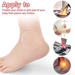 Brenzoos - Enkel Gelkussen - Waterdichte Enkelgelpads voor Sport - Siliconen Beschermkussen - Anti-slijtage - Set van 2 Stuks — thumbnail 5