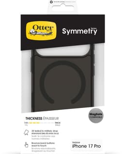 Otterbox Symmetry Clear MagSafe - Geschikt voor iPhone 17 Pro - Transparant/Zwart — thumbnail 2