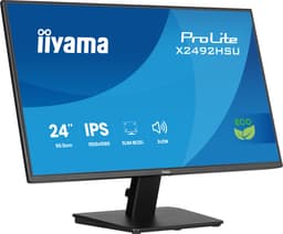 iiyama ProLite X2492HSU-B1 - 24 inch - Full HD - IPS - USB-Hub (2x) - Energy label B — thumbnail 2